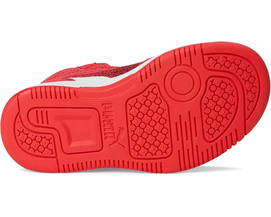 Кроссовки PUMA Kids Rebound Layup Mid на липучках с промежуточной подошвой EVA