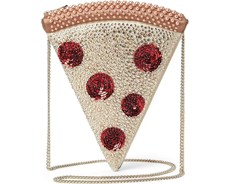 Сумка-кроссбоди Kate Spade New York в виде пиццы с кристаллами