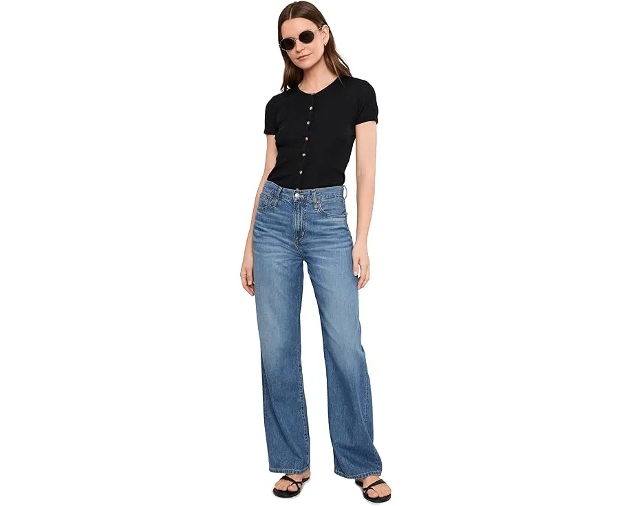 Джинсы Airy Perfect Vintage Wide Madewell широкие свободные Solstice Wash
