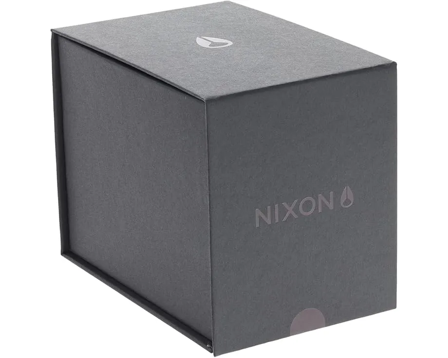 Наручные часы Nixon Sentry Leather с кожанным ремешком и календарем