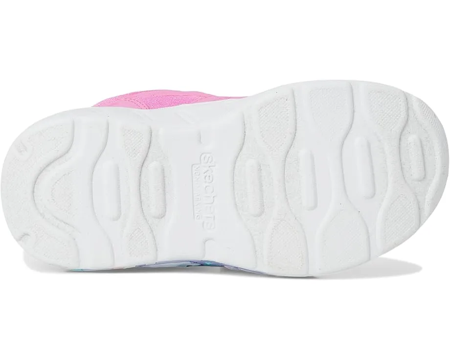 Обувь SKECHERS KIDS Play Scene Cozy Theme с искусственным мехом и ремешками на липучке