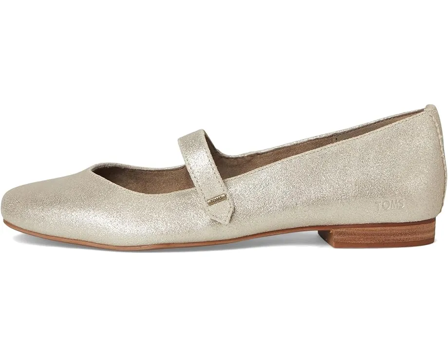 Туфли-лодочки TOMS Bianca из замши с квадратным носком и ремешком