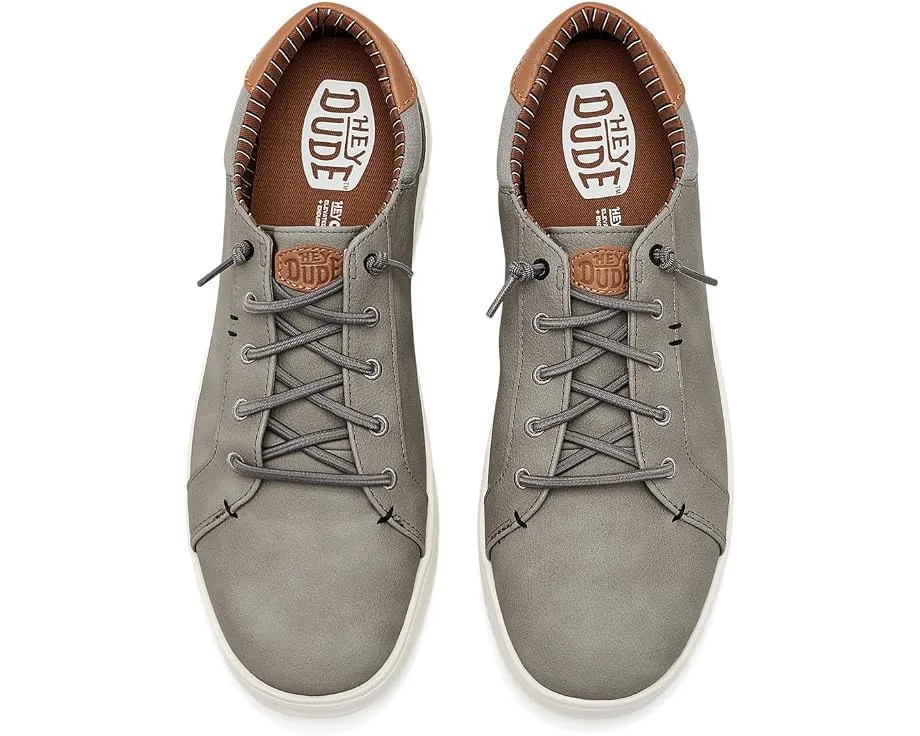 Hey Dude кроссовки Paul Pro Classic из фланелевой серой ткани