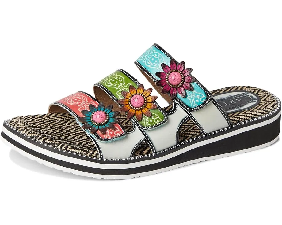 L'Artiste by Spring Step Сандалии Maryse с тремя ремешками и плетеной стелькой