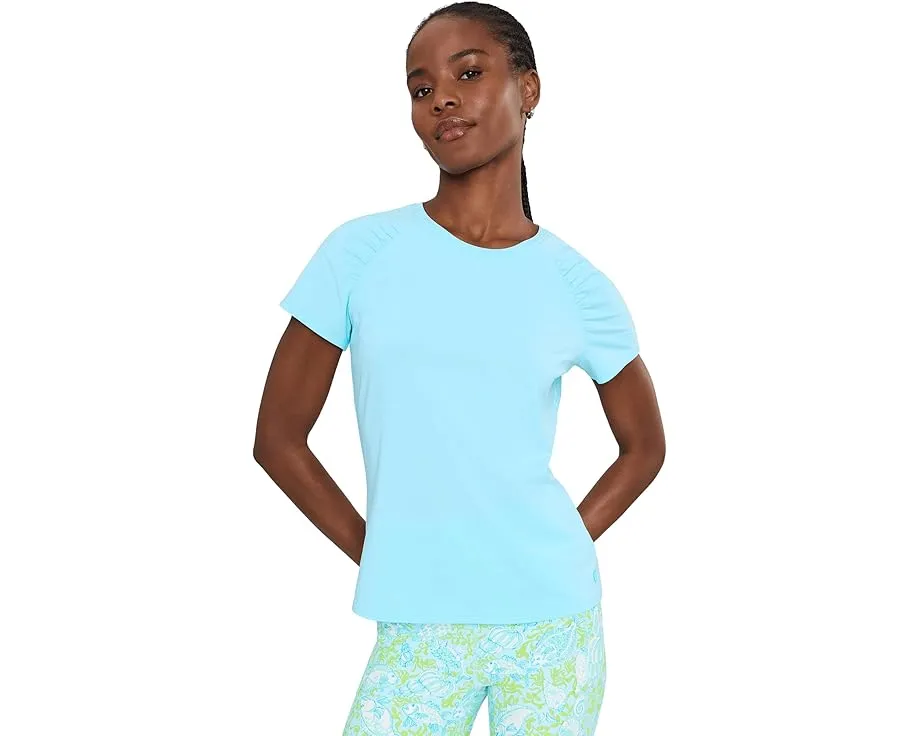 Белая футболка Bria Active Tee UPF 50+ от Lilly Pulitzer