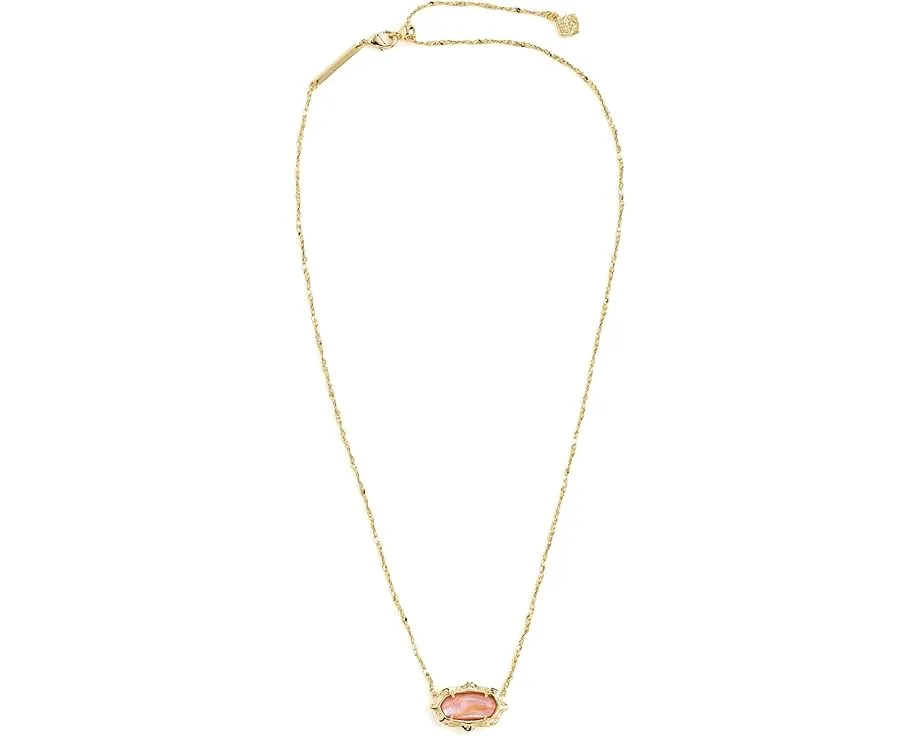 Короткое колье Kendra Scott Elisa с кулоном в фигурной оправе