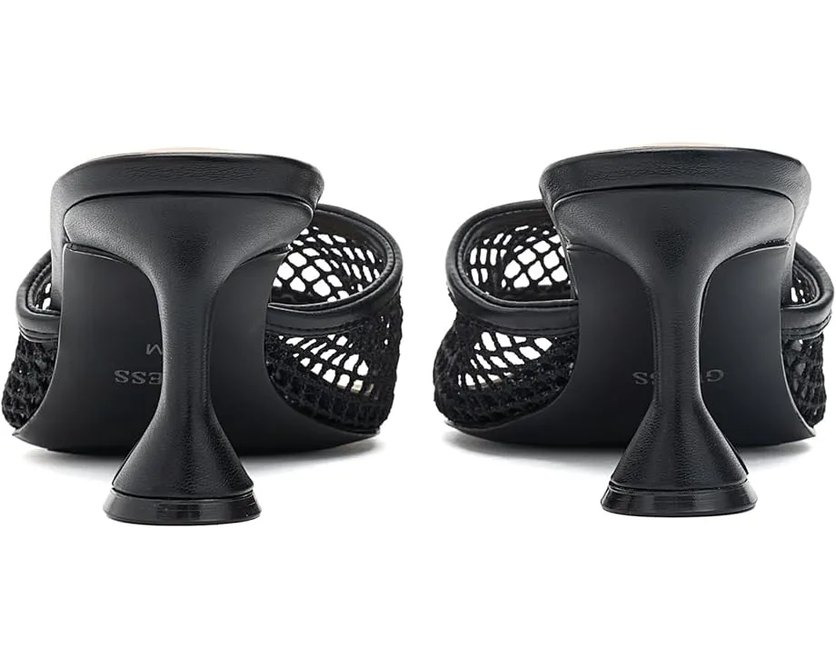 Сандалии Kebba на каблуке с сетчатыми ремешками и расклешенным каблуком GUESS