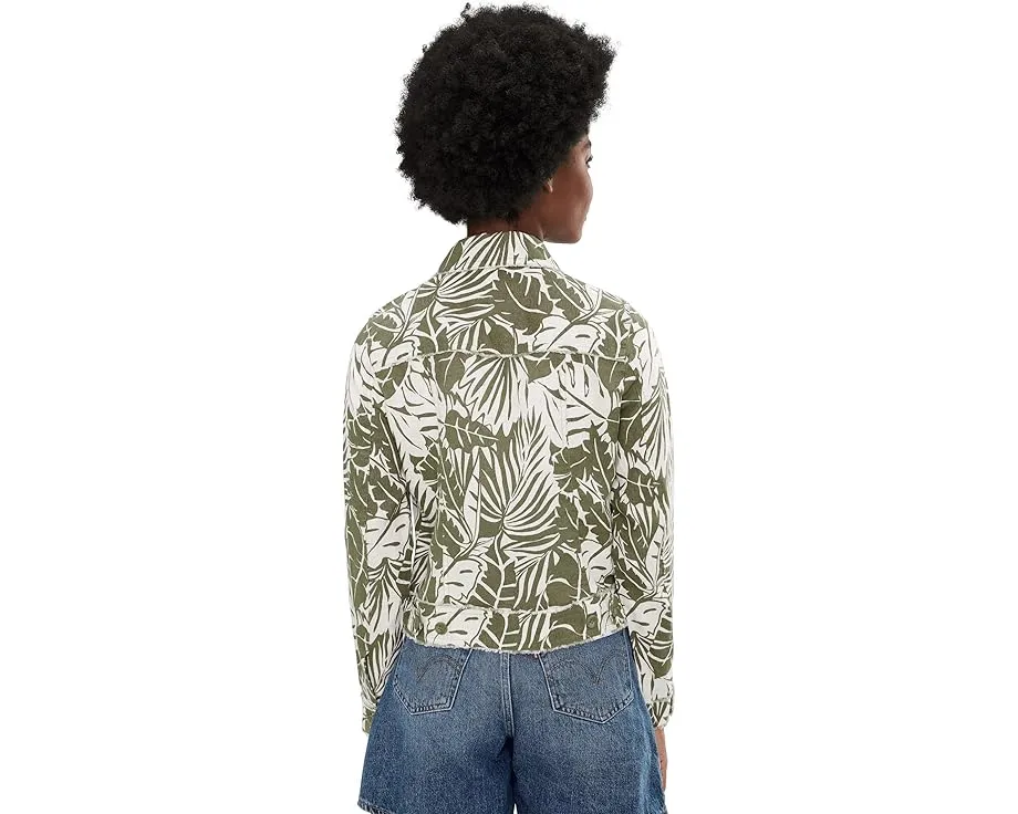 Куртка Tommy Bahama с цветочным принтом и необработанным краем из льна