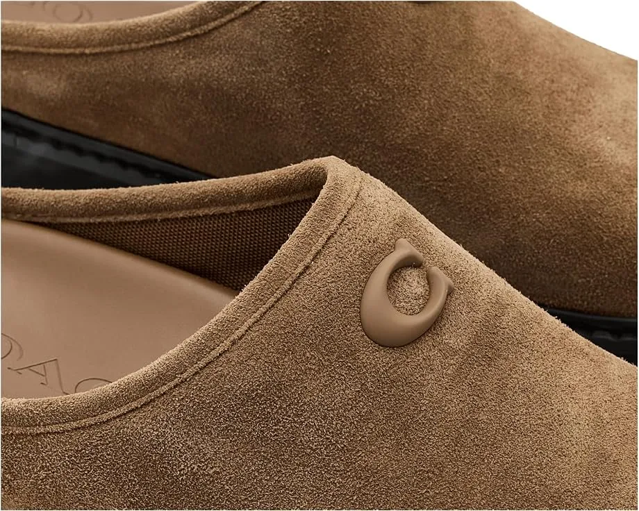COACH сабо Suede Sport Clogs из замши