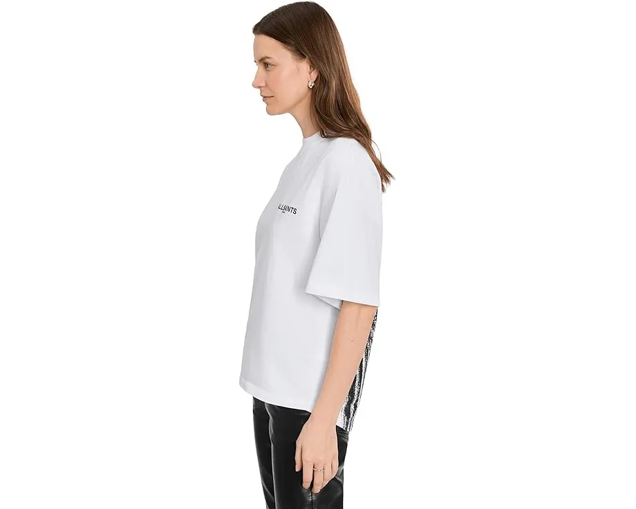 Футболка AllSaints Swoop Amelie Tee из мягкого хлопка свободного кроя