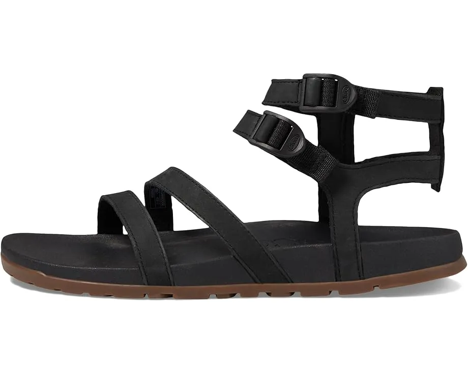 Высокие сандалии Chaco Lowdown Leather Strappy High из мягкой замши