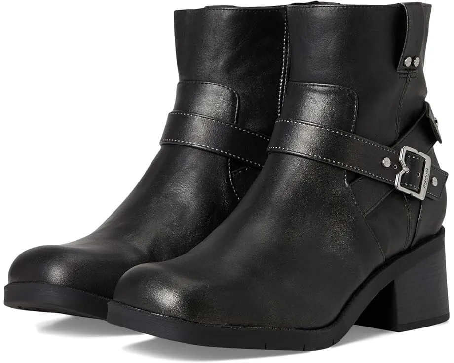 Ботильоны Janis Rugged Short Boots от Dr. Scholl's в стиле мотто с пряжкой