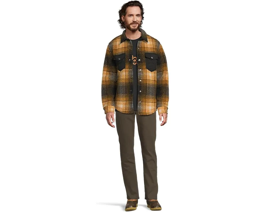 Смесовая флисовая куртка в клетку Signature Mixed Media от L.L.Bean