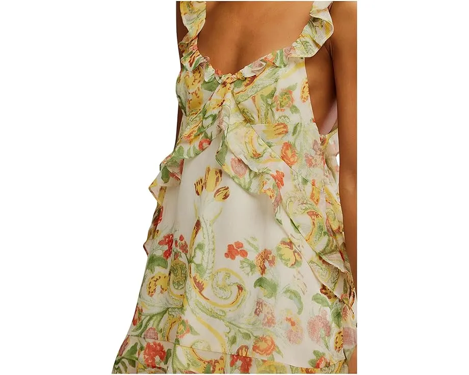 Миди-платье Bali Flora с цветочным принтом и съёмными бретелями