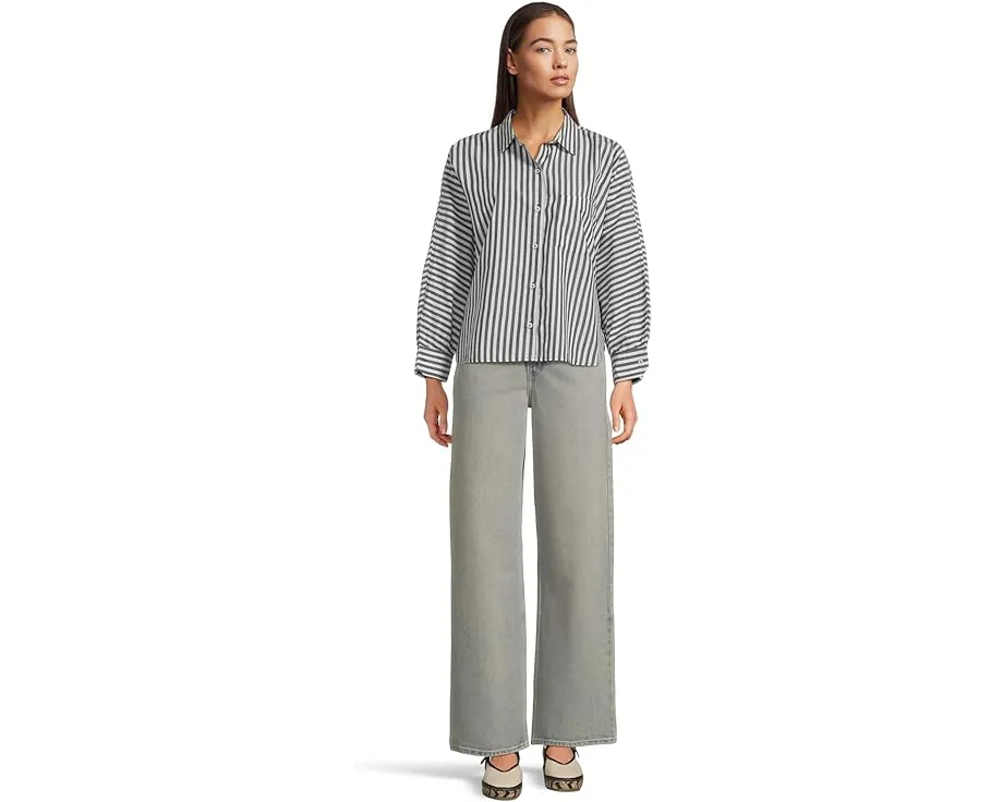 Рубашка Lilla P с цельнокроеным рукавом и пуговицами для дышащего комфорта