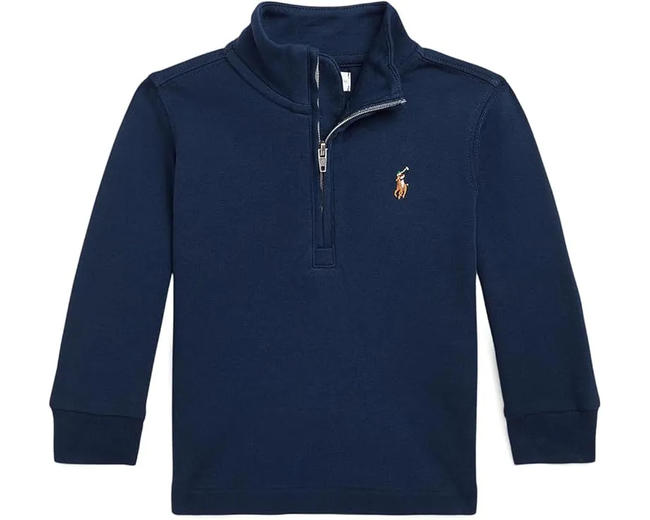 Детская толстовка Polo Ralph Lauren с молнией на четверть из интерлока
