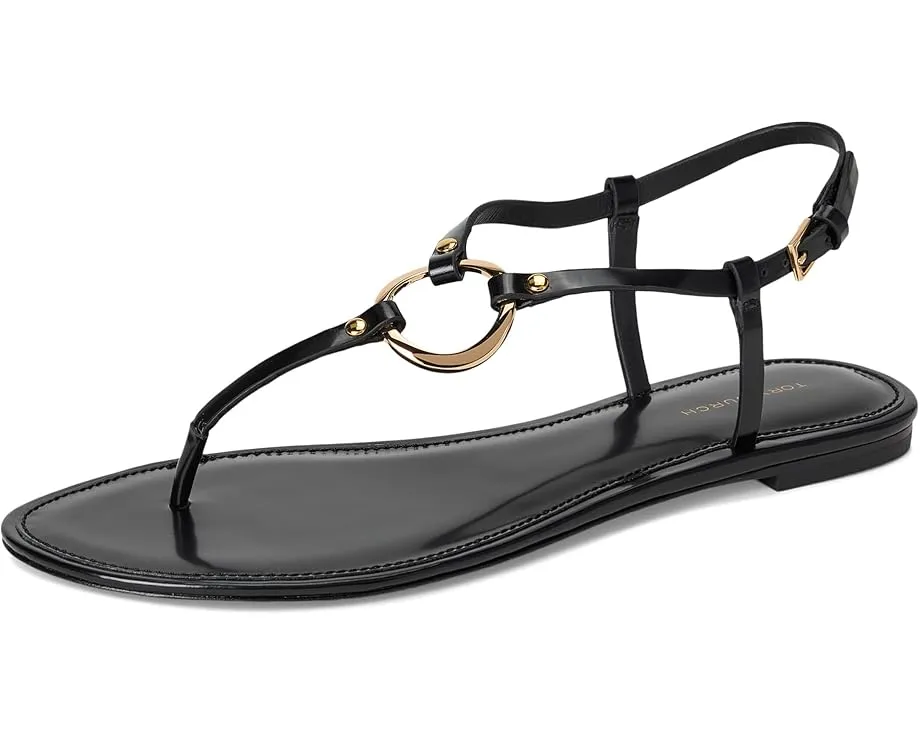 Сандалии Ring Sandal с кольцами из латуни и регулируемой пряжкой от Tory Burch