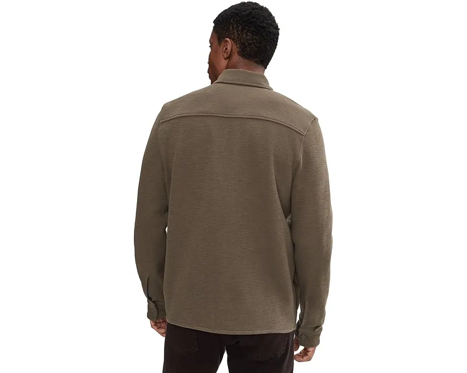 Куртка-рубашка Vince с двойным переплетением и накладными карманами