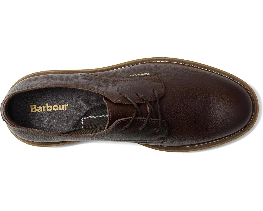 Туфли Derby Barbour Harefield из кожи и замши с подошвой креп