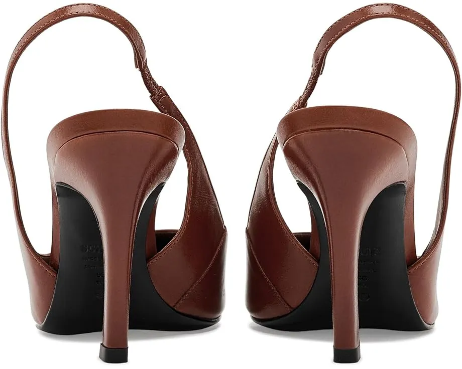 Туфли Schutz Lexi Sling на шпильке с глянцевым верхом и застежкой на щиколотке