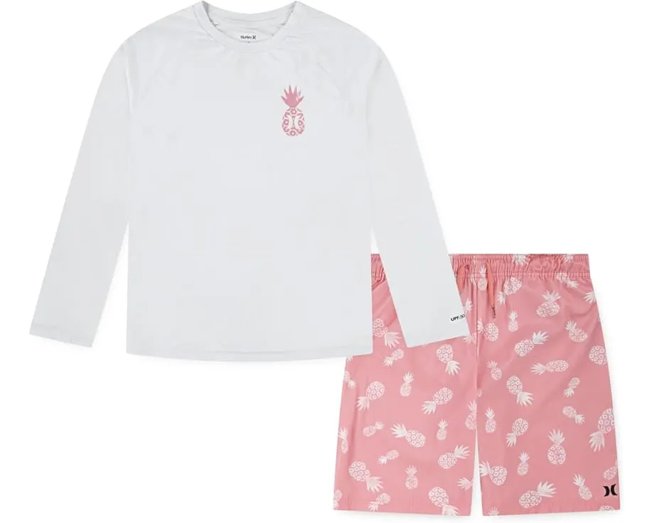 Hurley Kids комплект для плавания Pineapple с футболкой и шортами
