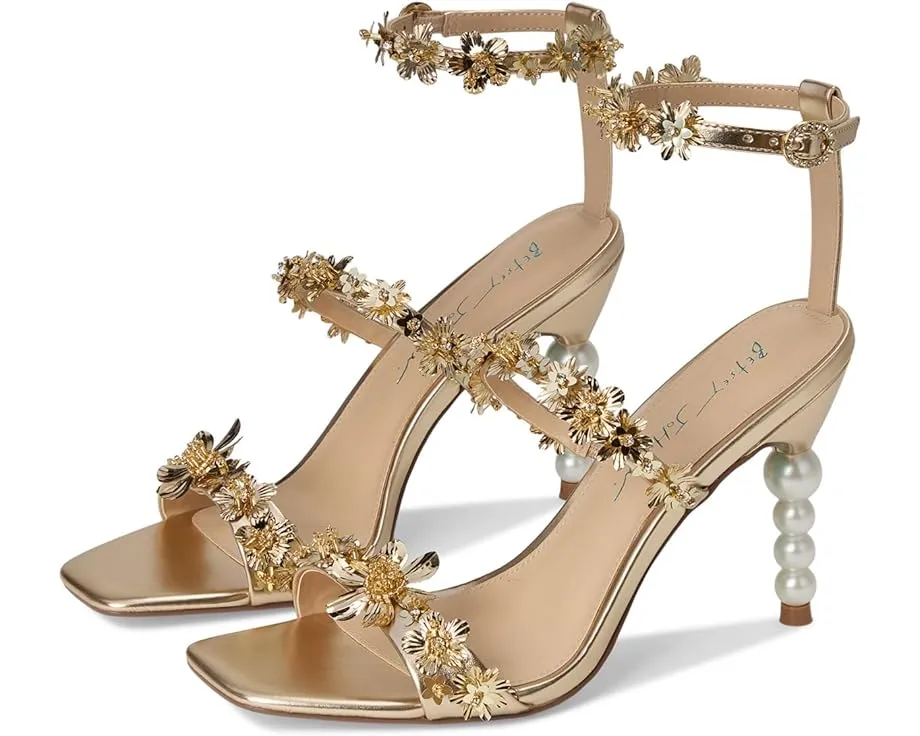 Босоножки Blue by Betsey Johnson Lorra на шпильке с жемчужным каблуком