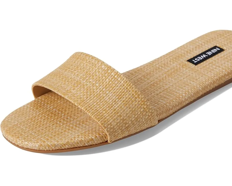 Плоские сандалии Nine West Lolipop с квадратным носком и подошвой из резины