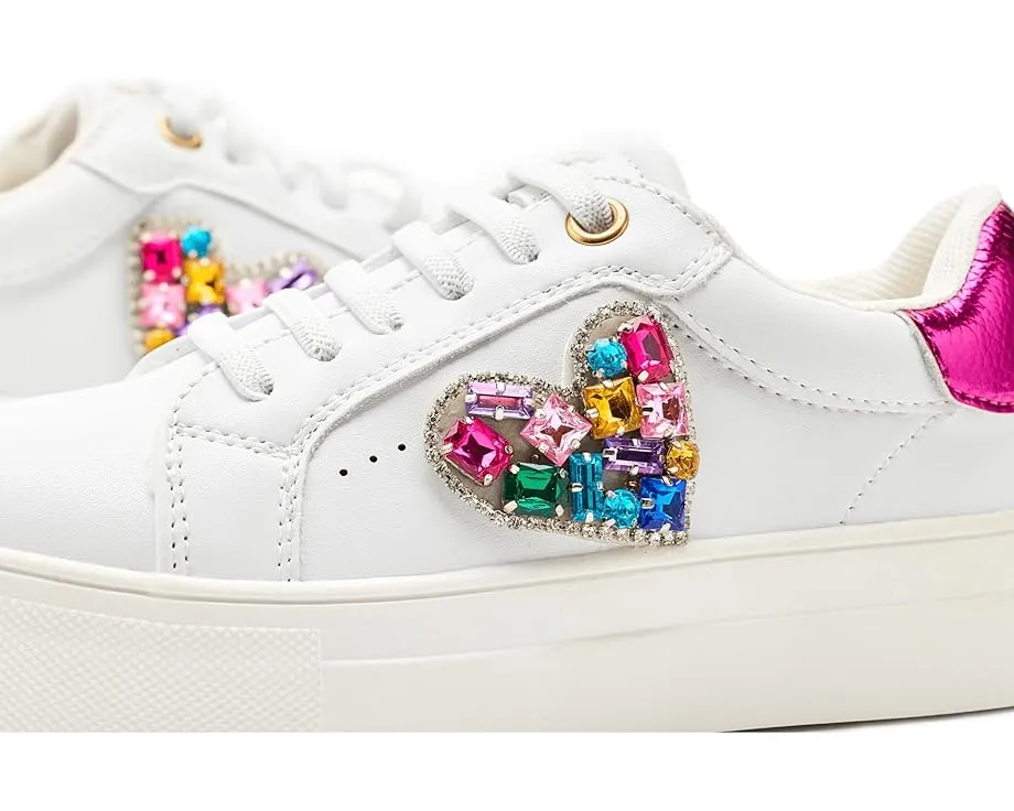 Детские кеды Kurt Geiger London Mini Laney Love Heart с металлическим сердцем