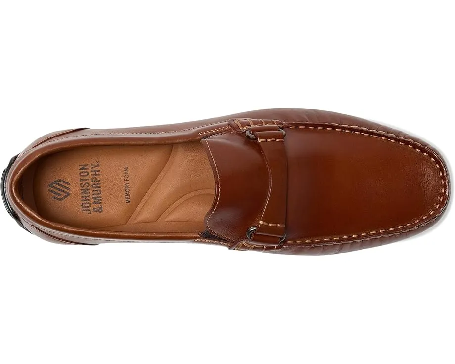 Лоферы Johnston & Murphy Beck Leather Bit с ручной шнуровкой