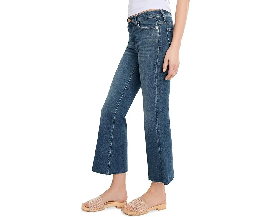 Джинсы 7 For All Mankind Cropped Dojo с широкими укороченными штанинами