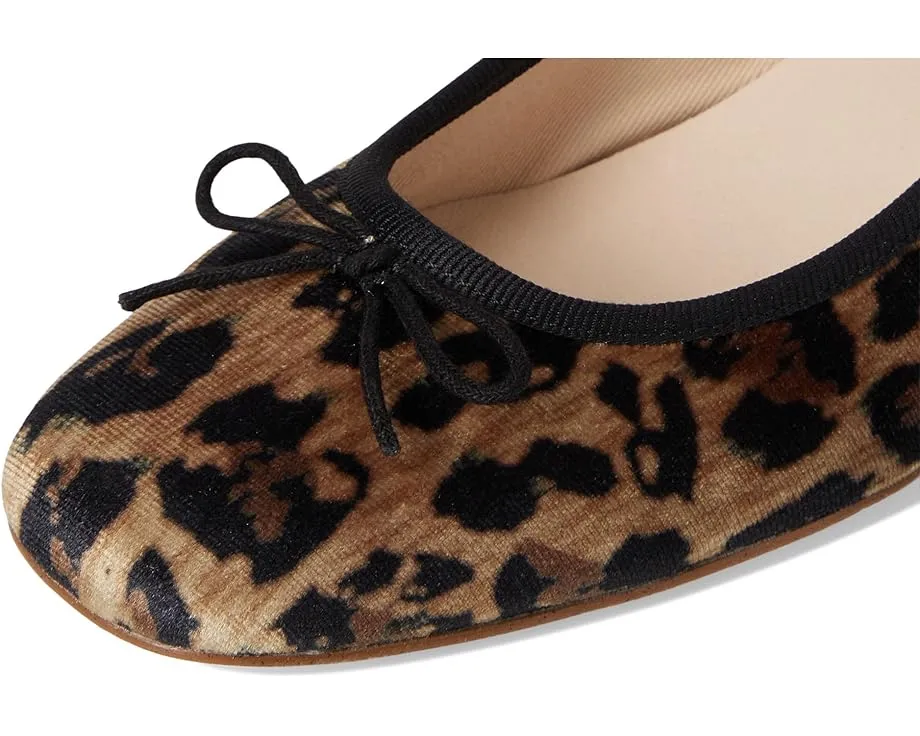 Jack Rogers туфли Maddy Pump из бархатистой кожи с леопардовым принтом