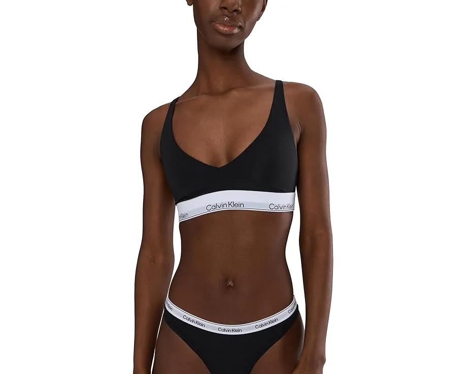 Бралетт Calvin Klein Underwear Icon из хлопка и модала без уплотнения