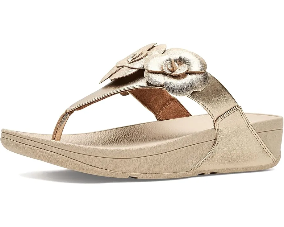 Сандалии FitFlop Lulu Flower с ремешком между пальцев и цветочным декором