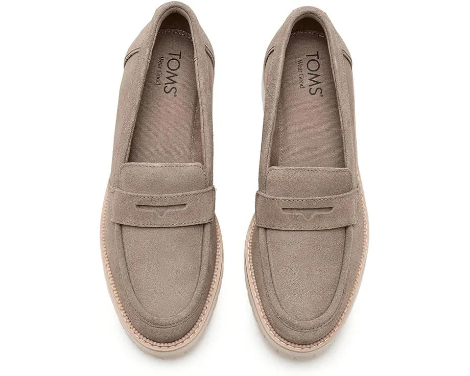 Лоферы TOMS Cara с платформой и контрастными деталями