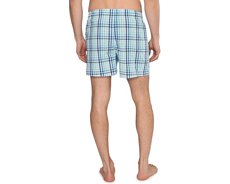Шорты Cotton Seersucker Woven Boxer Tommy Bahama с принтом