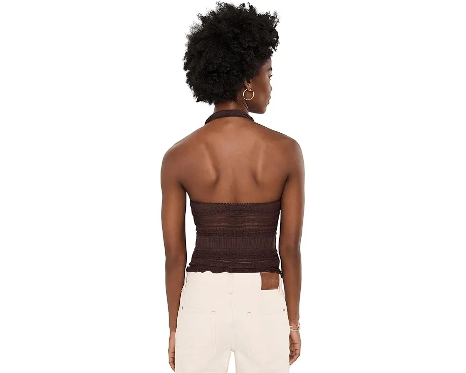 Топ Flirty Frills Halter Free People кружевной