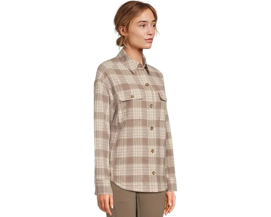 Royal Robbins куртка-рубашка Vista Flannel с утеплителем и карманами для рук