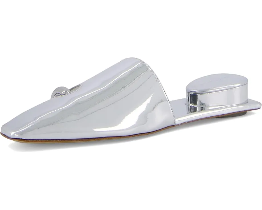 Мюли Pierced с кожаным верхом и металлическим кольцом на носке Tory Burch