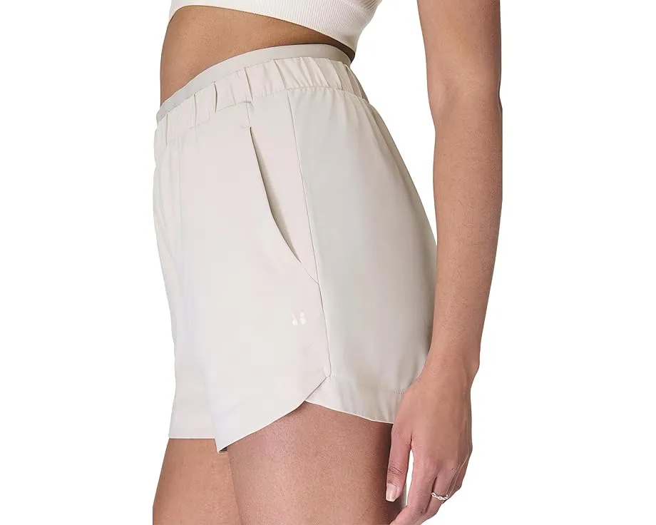 Шорты Sweaty Betty Explorer Elevated 3 дюйма с эластичным поясом