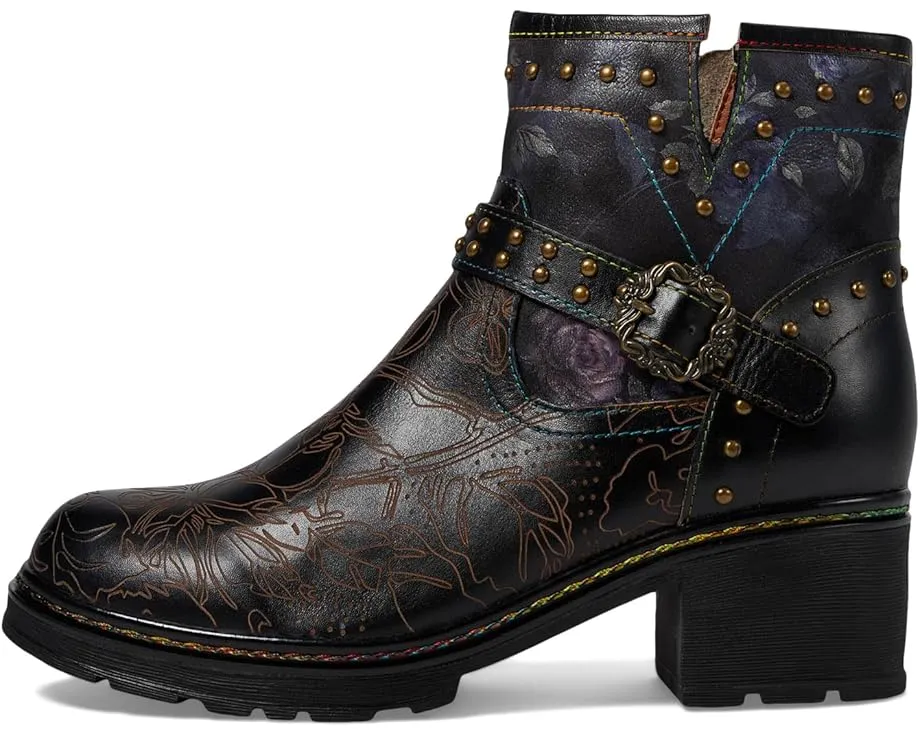 L'Artiste by Spring Step Ботинки Branchout с цветочным принтом и квадратным каблуком