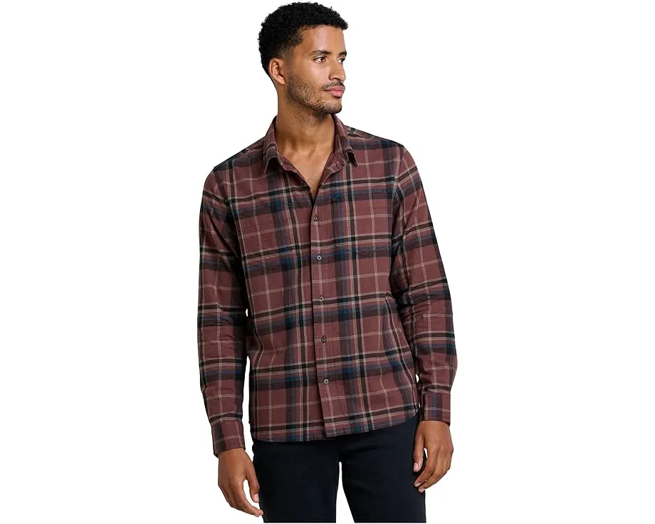 Рубашка Toad&Co Pinevale с длинным рукавом из фланели