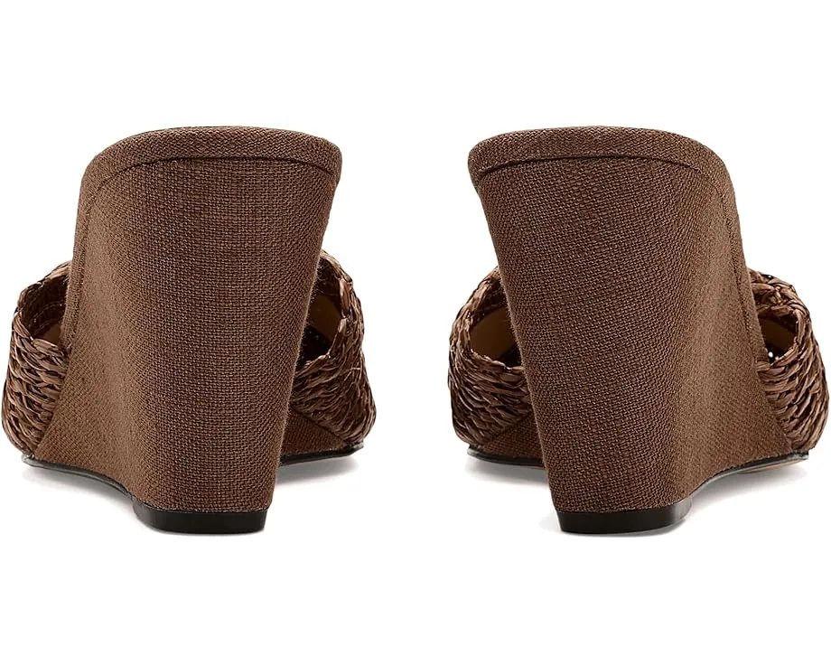 Босоножки Nine West Nessla с танкеткой и плетеным верхом