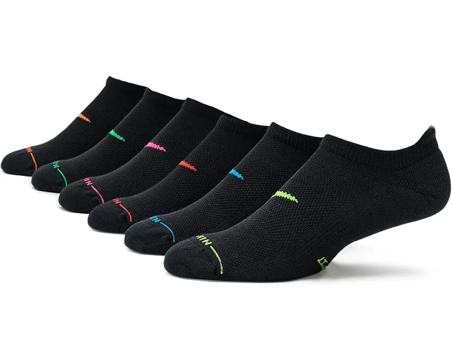Носки Nike Elevated No Show (6 пар) разноцветные