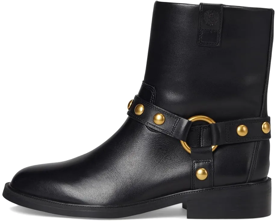 Мотосапоги Vince Camuto Amais Biker с ремнями и шипами на низком каблуке