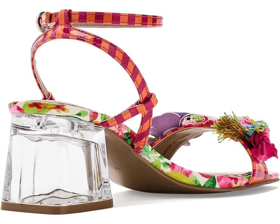 Сандалии Merrily от Blue by Betsey Johnson с прозрачным каблуком и ремешком на щиколотке