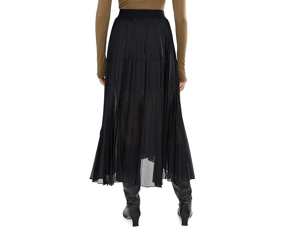 Юбка AllSaints Micaela с плиссировкой и высокой талией