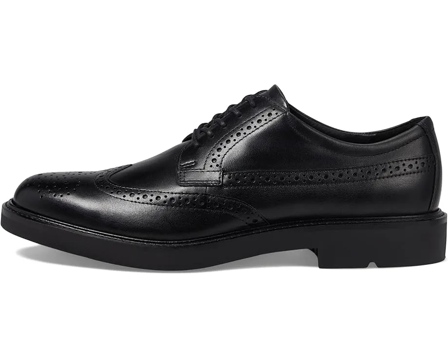 Оксфорды ECCO London Wing Tip с перфорацией и кожаным верхом