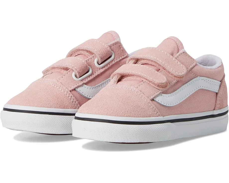 Vans Kids Old Skool V детские кеды с двойной застежкой на липучках