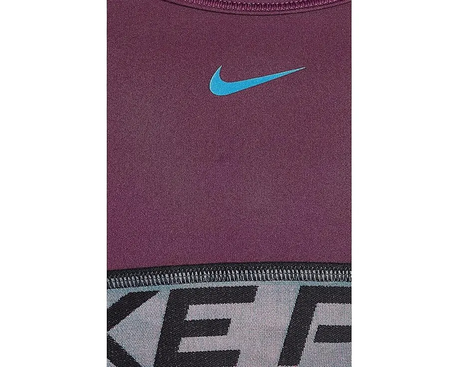 Nike Kids Спортивный бюстгальтер Pro Swoosh с блестящими акцентами