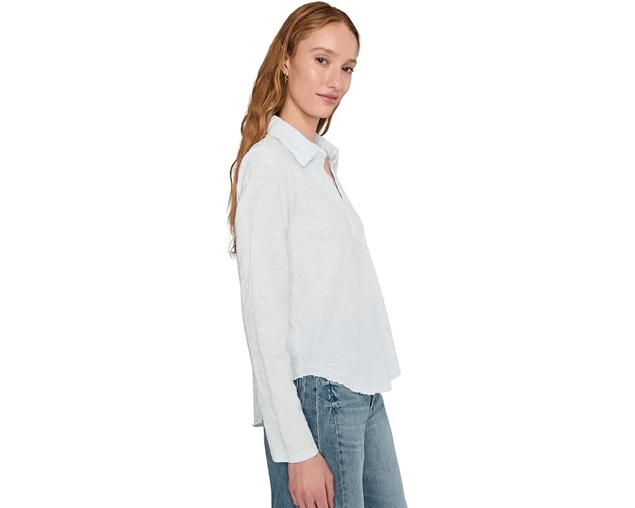 Футболка-поло Mod-o-doc Long Sleeve Easy с длинным рукавом и V-образной планкой